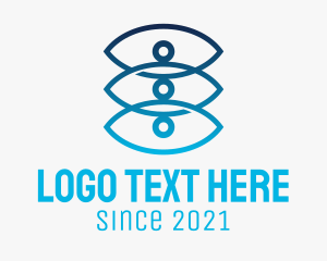 Lens - Triple Eye Care logo design