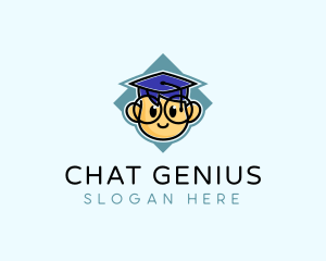 Genius Graduate Student logo design