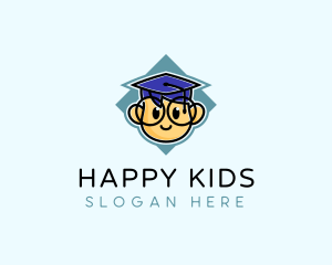 Genius Graduate Preschool Student  logo design