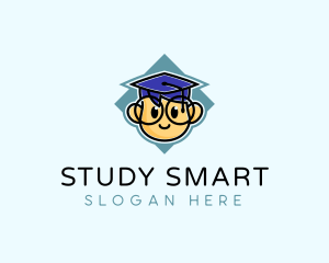 Student - Genius Graduate Student logo design