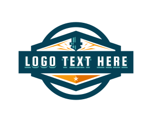 Laser - Mechanical Laser Cutting logo design