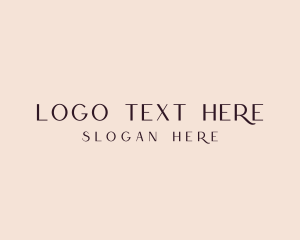 Deluxe - Simple Luxe Wordmark logo design