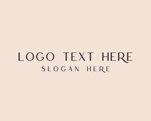 Simple Luxe Wordmark Logo