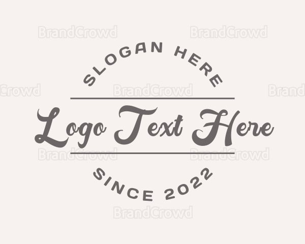 Round Cursive Business Logo | BrandCrowd Logo Maker