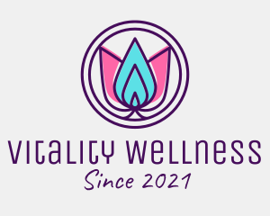 Wellness Flower Oil logo design