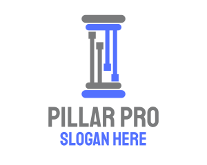 Column - Law Column Technology logo design