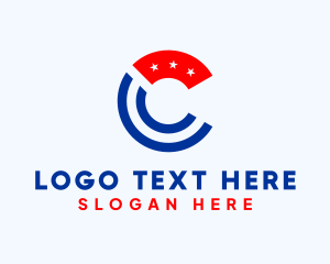America - Colorado State Letter C logo design