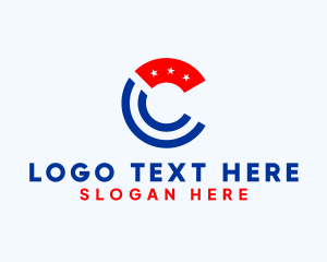 America - Colorado State Letter C logo design