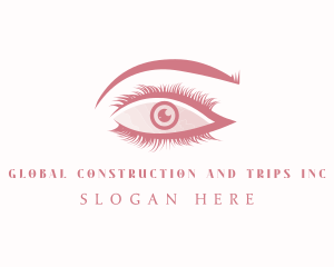 Cosmetics - Beauty Eye Eyelashes logo design