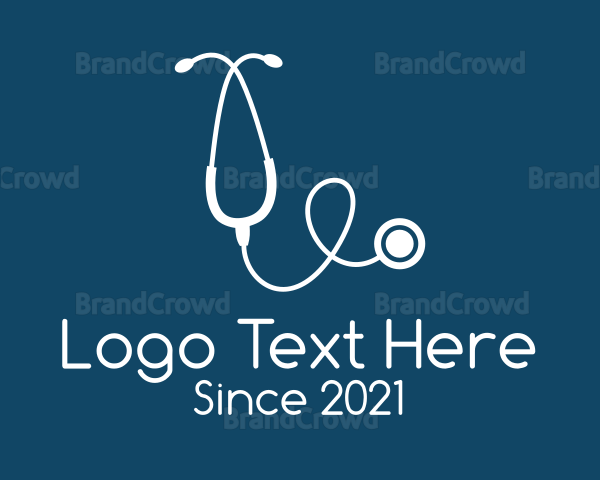 Doctor Medical Stethoscope Logo