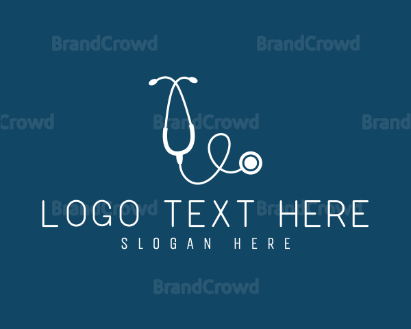 Doctor Medical Stethoscope Logo