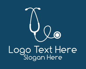 Doctor Medical Stethoscope Logo