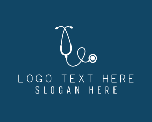 Doctor Medical Stethoscope Logo