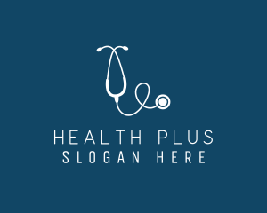 Doctor Medical Stethoscope logo design