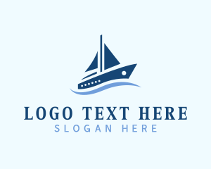 Ship - Fishing Boat Ship logo design