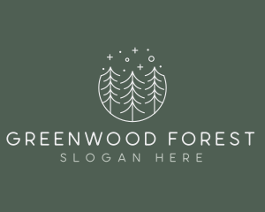 Tree Forest Adventure logo design