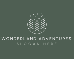 Tree Forest Adventure logo design