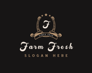 Horseshoe Farm Ranch logo design