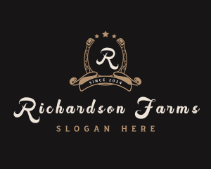 Horseshoe Farm Ranch logo design