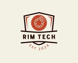 Automotive Tire Rims logo design