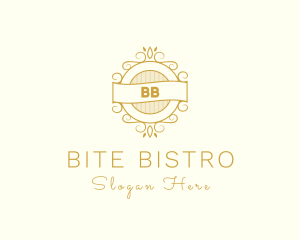 Ornate Bistro Pub Cafe logo design