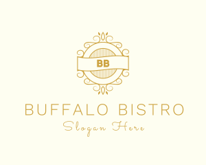 Ornate Bistro Pub Cafe logo design