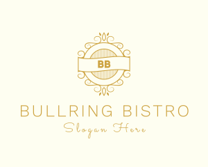 Ornate Bistro Pub Cafe logo design