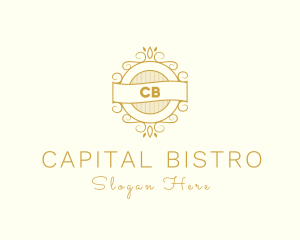 Ornate Bistro Pub Cafe logo design