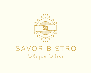 Ornate Bistro Pub Cafe logo design