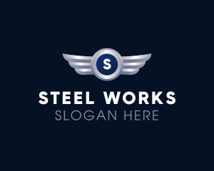 Metal Wing Automotive logo design