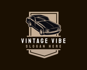 Retro Car Dealers logo design