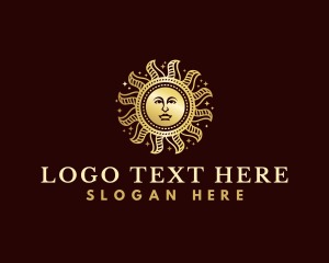 Fortune Teller - Star Sun Astrology logo design