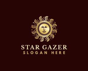 Star Sun Astrology logo design