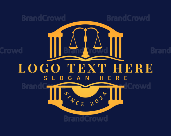 Law Justice Court Logo