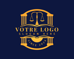 Law Justice Court Logo