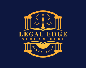 Lawfirm - Law Justice Court logo design