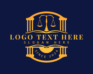 Law Office - Law Justice Court logo design