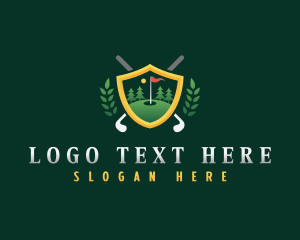 Sophisticated - Golf Sports Crest logo design