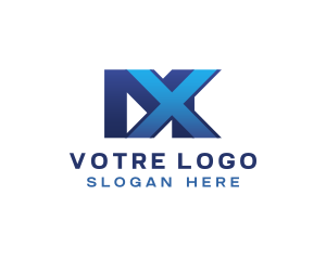 Startup Letter MX Monogram Logo