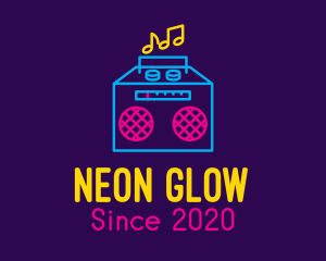 Neon - Neon Retro Music Player logo design