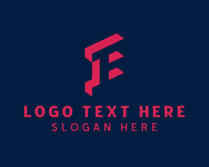 Negative Space - Express Delivery Courier Logistic logo design