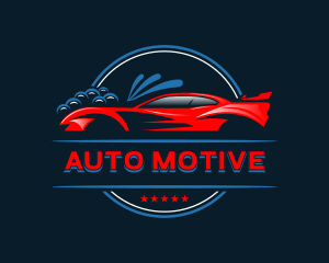 Auto Wash Cleaner logo design