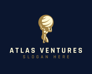 Atlas Strength Planet logo design