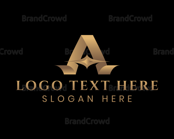 Elegant Royal Boutique Letter A Logo