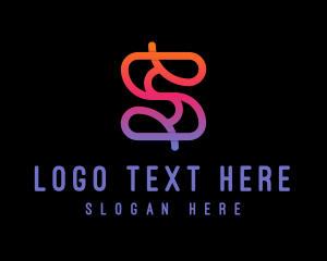 Company - Gradient Firm Letter S logo design
