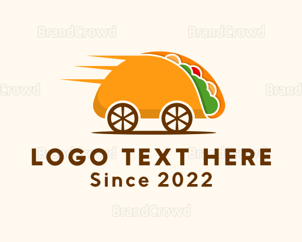 Taco Food Cart Logo