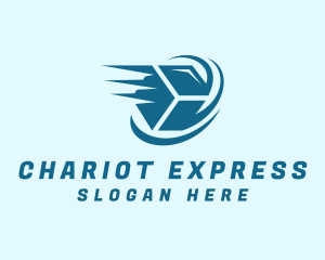 Express Courier Box logo design