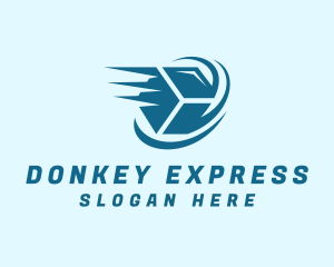 Express Courier Box logo design