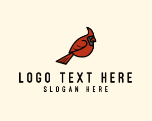 Plaza - Cardinal Bird Pet logo design