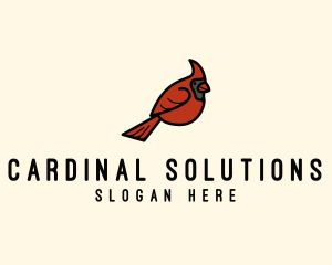 Cardinal Bird Pet logo design